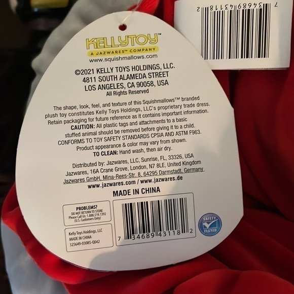 Squishmallows 2021 Flip A Mallows Tally Cat Witch/Dante Devil Bat Halloween - Picture 8 of 8